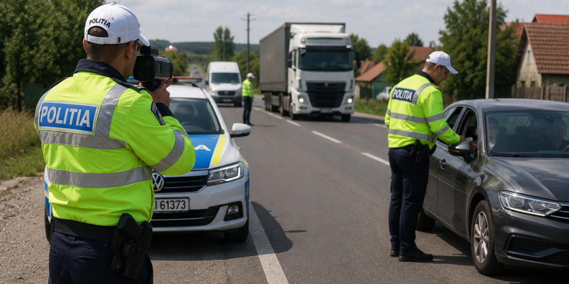 Acțiune de amploare pe ruta Drăgușeni – Siret. 58 de șoferi sancționați în doar patru ore pe DN2