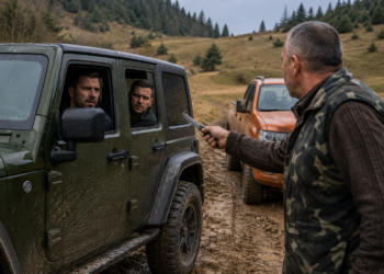 Amendă penală de 3.000 de lei pentru un fermier care a amenințat cu moartea doi turiști și le-a tăiat cauciucurile Jeep-ului cu un cuțit. A crezut că i-au furat trei berbeci și a vrut să-și facă singur dreptate