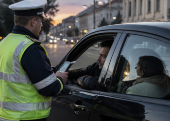 A băut aproximativ un litru de bere dintr-un PET de 2 litri și s-a urcat la volan. Șoferul, care își plimba soția prin Siret, a fost oprit de polițiști în centrul orașului