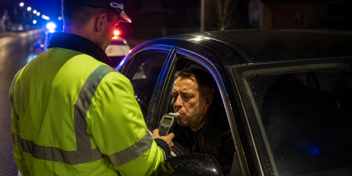 Șofer rupt de beat la volanul unui Passat fără RCA, depistat la Fundu Moldovei