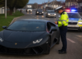 Șofer din Marginea, prins la volanul unui Lamborghini deși avea permisul suspendat