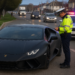 Șofer din Marginea, prins la volanul unui Lamborghini deși avea permisul suspendat