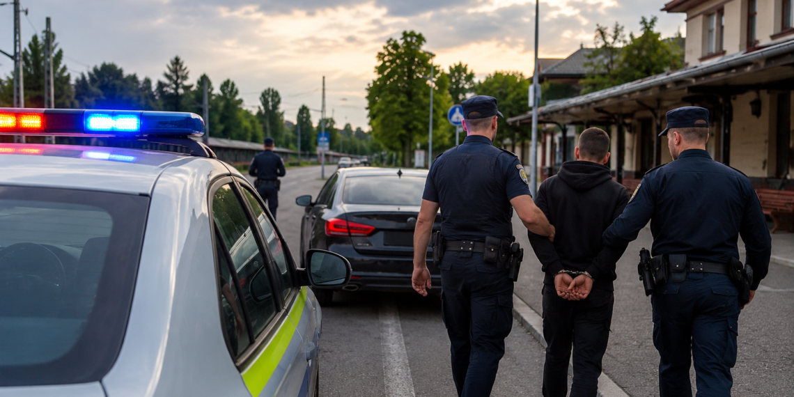 Un fălticenean cu permisul suspendat a fugit de polițiști și s-a ascuns în vegetație. S-a pricopsit cu 24 de ore în arest