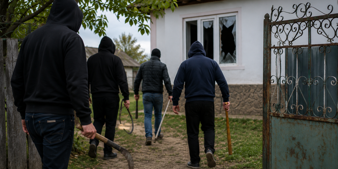 Închisoare cu suspendare pentru unul dintre cei patru bărbați care au năvălit înarmați cu coase și pari în curtea unei familii din Șcheia. Doi au scăpat după retragerea plângerii, iar unul a primit o măsură educativă