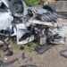 Sfârșit tragic pentru un bărbat de 59 de ani din Mihoveni. A murit după ce a intrat cu mașina într-un cap de pod și s-a răsturnat
