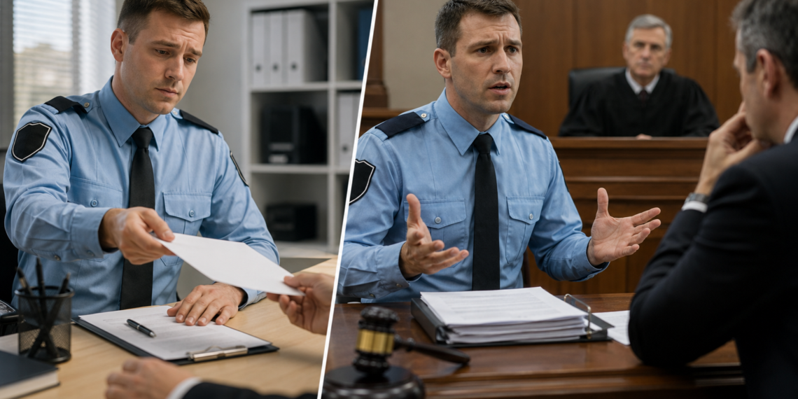 Agent de securitate din Suceava, învins definitiv în procesul cu firma la care lucra. Expertiza a stabilit că semnătura de pe demisie îi aparținea