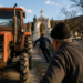 Bărbat de 72 de ani, condamnat DEFINITIV după ce a urmărit un consătean cu tractorul și l-a lovit în cap cu un levier. Avea 0,57 mg/l alcool pur în aerul expirat și a refuzat probele de sânge