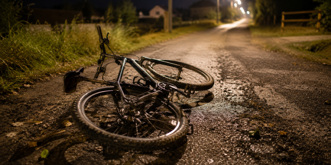 Biciclist băut, amendat de polițiști după ce a căzut de pe bicicletă și și-a fracturat brațul drept