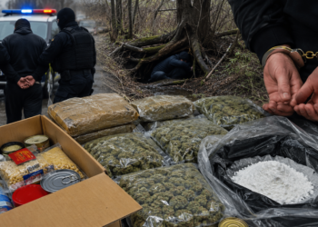 Răsturnare spectaculoasă în dosarul coletului cu cocaină și canabis de aproape 150.000 de euro, trimis din Spania printre alimente. Muncitorul de la Drumuri și Poduri care s-a ascuns de polițiști sub rădăcinile unui copac rămâne cu 15 ani de închisoare. Fiul său, condamnat inițial la 15 ani și 8 luni, scapă de detenție și primește 2 ani și 4 luni cu suspendare