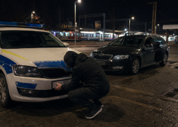 Au furat numărul de înmatriculare al unei autospeciale de poliție din Gara Burdujeni, după o provocare între prieteni. Tinerii și-au aflat pedepsele: ”Nu ai tupeu să furi numărul de înmatriculare de la mașina aia”