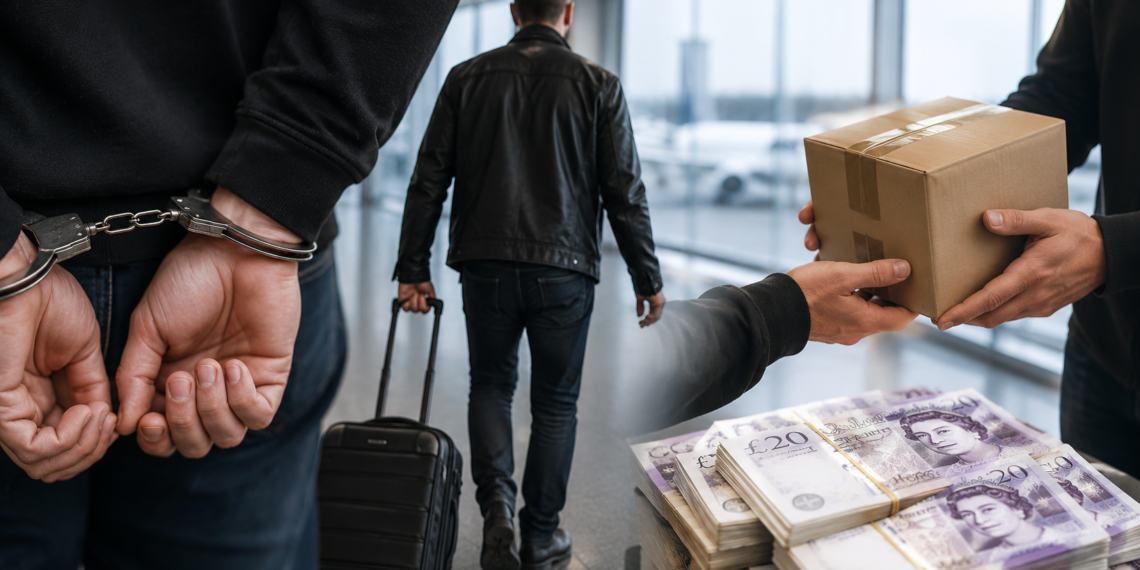 Curier de colete pe ruta Marea Britanie – România, reținut pe Aeroportul Suceava după ce și-ar fi însușit 4.000 de lire trimise unei familii din Șcheia