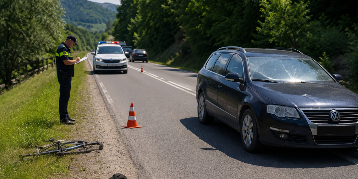 Pieton băut, lovit de o mașină pe raza localității Sasca, în timp ce traversa prin loc nepermis