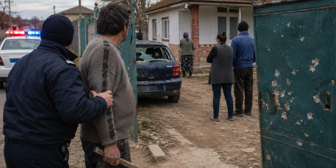 Și-a lovit mama, a intrat cu sapa peste vecini și a distrus brățara de monitorizare. Bărbat din Bodnăreni, reținut pentru 24 de ore