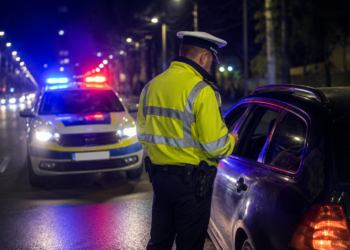 Șofer urmărit de polițiști prin Suceava după ce a refuzat să oprească. Avea 0,47 mg/l alcool pur în aerul expirat