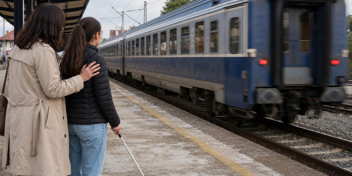Mecanic de locomotivă de la CFR Călători, sancționat definitiv după ce a pus trenul în mișcare cu 22 de secunde mai devreme în stația Verești. O femeie și fiica sa nevăzătoare au rămas pe peron
