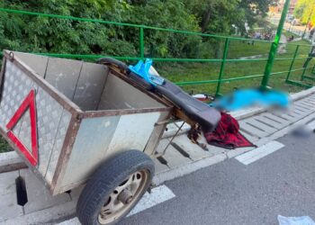 Tragedie pe un drum din Stamate. Un bărbat de 63 de ani a murit după ce a pierdut controlul unui motocultor cu remorcă. Două femei au fost aruncate pe șosea