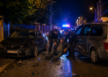 Șofer din Siret, reținut după ce a fost prins cu peste 4 g/l alcool pur în sânge. A lovit un BMW parcat, și-a continuat drumul, apoi a căzut în timp ce încerca să ajungă acasă