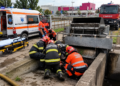 Bărbat de 39 de ani, grav rănit la stația de epurare de lângă mall. A rămas cu picioarele prinse într-un utilaj. Prezenta traumatisme prin strivire la nivelul ambelor membre inferioare, amputație la nivelul coapsei drepte și șoc hemoragic