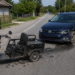 Bărbat de 81 de ani, rănit după ce a virat cu tricicleta electrică în fața unei mașini aflate în depășire, la Siliștea Nouă