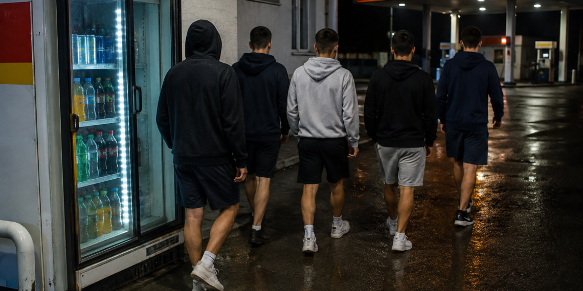 Cinci adolescenți din Constanța, aflați într-o tabără în Bucovina, cercetați după ce au furat băuturi din frigiderul unei benzinării din Vama