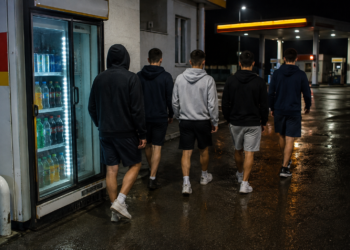 Cinci adolescenți din Constanța, aflați într-o tabără în Bucovina, cercetați după ce au furat băuturi din frigiderul unei benzinării din Vama
