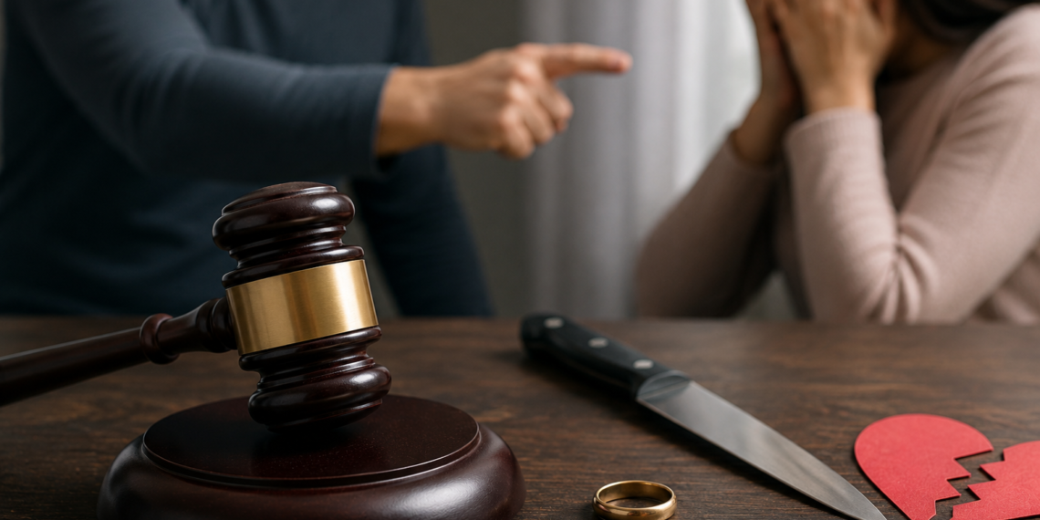 Un sucevean acuzat că și-a amenințat soția cu moartea, având un cuțit asupra sa, răsuflă ușurat după retragerea plângerii. Femeia trebuie să plătească 800 de lei cheltuieli judiciare
