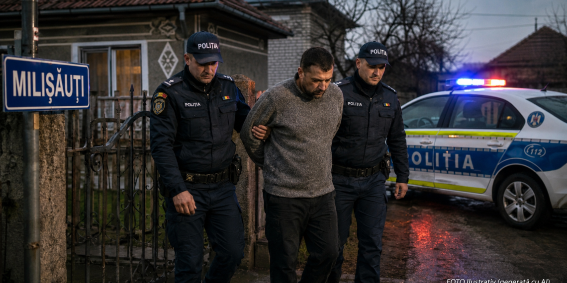 Tată reținut după ce a încălcat ordinul de protecție și a intrat în curtea copiilor săi, la Milișăuți. Băiatul de 15 ani a chemat poliția