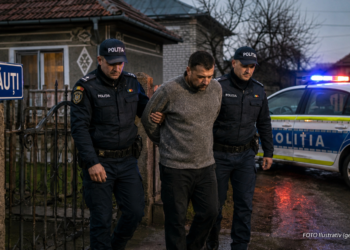 Tată reținut după ce a încălcat ordinul de protecție și a intrat în curtea copiilor săi, la Milișăuți. Băiatul de 15 ani a chemat poliția