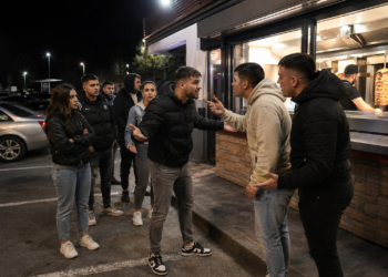 Mai mulți tineri s-au bătut cu poftă, la Rădăuți, pentru rândul la kebab. Și-au împărțit pumni și picioare la coada pentru comenzi. Patru dintre ei s-au răcorit în arestul IPJ Suceava, unde au schimbat meniul de fast-food cu meniul de restaurant