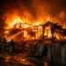 Incendiu devastator la Frătăuții Vechi. O casă și o șură au ars în totalitate, iar pagubele au fost estimate la 20.000 de euro