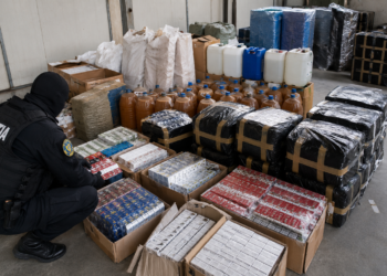 Peste 61 de MILIOANE de țigări și 9,6 tone de tutun, confiscate în șapte luni. Percheziții și în Suceava într-un dosar cu contrabandă, mii de litri de alcool, armă, carne de vânat și 17 tone de substanțe pentru plante