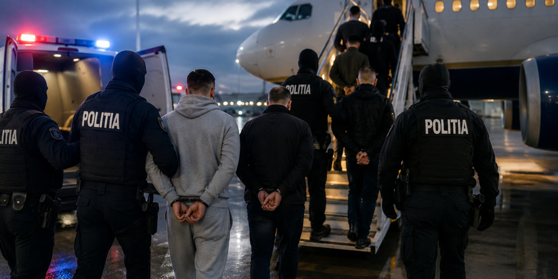 ”Recoltă” de fugari pentru Poliția Română: proxenet, traficant de droguri și doi condamnați, aduși în țară din Marea Britanie, Italia și Germania