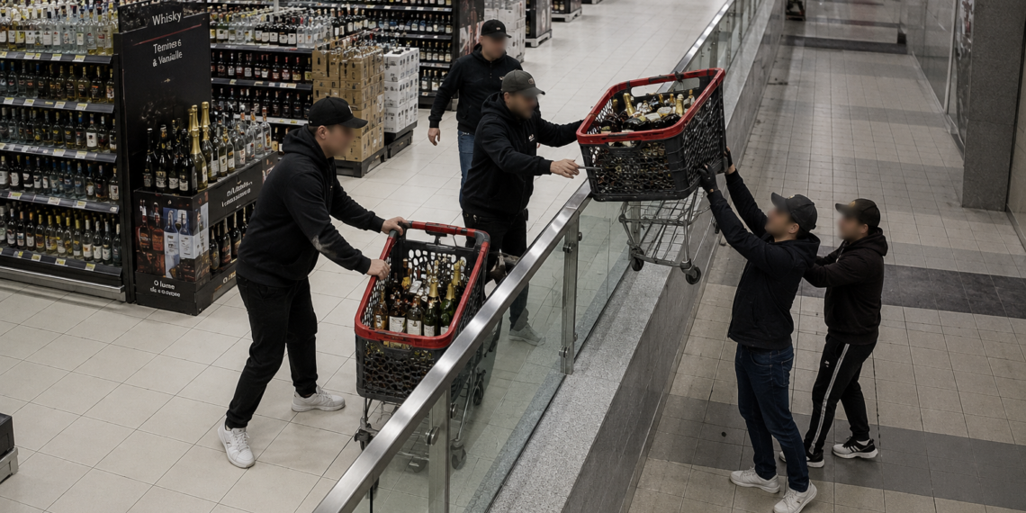 Trei tineri condamnați după furtul a 17 sticle de băuturi din Auchan Suceava. Doi dintre ei au primit închisoare cu executare