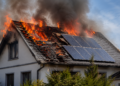 Incendiu la o casă din Basarabi, după un scurtcircuit electric în zona panourilor de pe acoperiș. Acoperișul a ars, iar proprietarul estimează pagube de 100.000 de euro