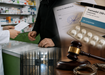 Condamnat la închisoare cu executare după ce a mers prin farmacii cu rețete false pentru Tramadol. Prima dată a primit 90 de comprimate, a doua oară parafa xeroxată l-a dat de gol