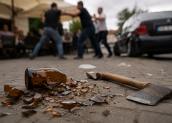 ”Vă arăt eu cine este șmecher!” Recidivist condamnat la închisoare cu executare după o demonstrație de ”bărbăție” cu cioburi și o coadă de topor în centrul Mitocului Dragomirnei. O femeie care încercase să aplaneze scandalul s-a ales cu un ciob în ochi