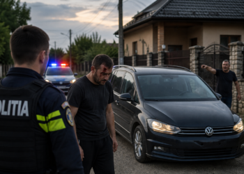 Beat și fără permis, a venit în fața unei locuințe din Bosanci pentru a face scandal. A plecat cu fruntea spartă și cu dosar penal