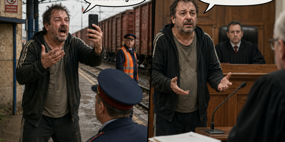 Și-a aflat pedeapsa după ce a făcut scandal în Gara Burdujeni, unde filma ”nereguli”, strigând că este ziarist. Le-a dat polițiștilor datele fratelui pentru a scăpa de amenzi. Fratele s-a trezit dator cu 900 de lei