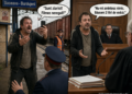 Și-a aflat pedeapsa după ce a făcut scandal în Gara Burdujeni, unde filma ”nereguli”, strigând că este ziarist. Le-a dat polițiștilor datele fratelui pentru a scăpa de amenzi. Fratele s-a trezit dator cu 900 de lei