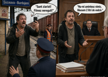 Și-a aflat pedeapsa după ce a făcut scandal în Gara Burdujeni, unde filma ”nereguli”, strigând că este ziarist. Le-a dat polițiștilor datele fratelui pentru a scăpa de amenzi. Fratele s-a trezit dator cu 900 de lei