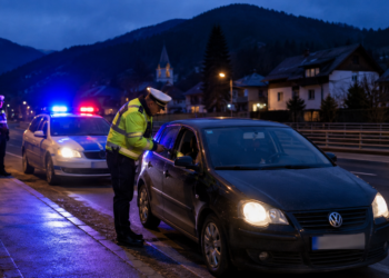 Parcă nu erau suficienți șoferii băuți ”de-ai locului”. Un brașovean a fost prins cu 0,98 mg/l la volan, în Vatra Dornei