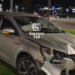 Șofer beat, oprit de un copac într-un sens giratoriu din parcarea Iulius Mall Suceava