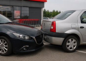 Șoferiță de 63 de ani, prinsă băută după ce a lovit o mașină în parcarea Profi din Todirești