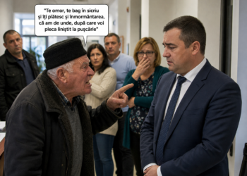 Pensionar de 73 de ani, condamnat după ce l-a amenințat de două ori cu moartea pe viceprimarul din Liteni: ”Bag cuțitul în tine, de îți dă mațele pe afară”. Conflictul a pornit de la pășunea orașului și subvențiile pentru oi