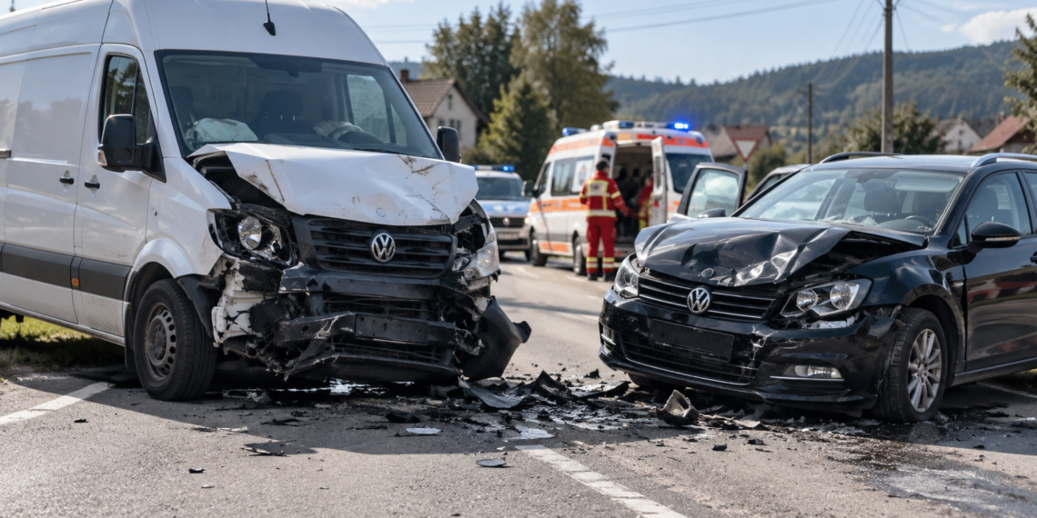Accident cu trei răniți la Voitinel. Un șofer a intrat pe contrasens și a lovit o mașină în care se aflau doi copii