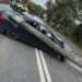 Detalii despre accidentul de pe Calea Unirii. Înainte să pună la pământ stâlpul din beton, șoferul a încercat să schimbe banda și a lovit o mașină