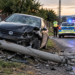 Șofer cu 1,19 mg/l alcool pur în aerul expirat, implicat într-un accident la Luncșoara. A pus la pământ un stâlp de iluminat după o depășire
