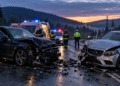 La ora 5, înainte de răsărit, a făcut prăpăd la Vama. Beat la volan, a intrat pe contrasens și apoi a fugit pe jos. Două persoane au ajuns la spital