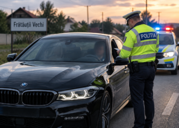 Prins cu 97 km/h la Frătăuții Vechi, a încercat să-i păcălească pe polițiști cu identitatea fratelui. Nu avea permis și a primit amendă de peste 6.700 de lei