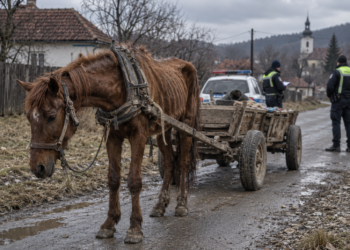 Sălbatic din zona Pătrăuți, arestat preventiv după ce și-ar fi schingiuit calul săptămâni la rând. Bătut fără milă, subnutrit, șchiopătând, plin de răni și cu vederea pierdută la un ochi, animalul era pus să-și care stăpânul în timp ce acesta îl lovea cu parul